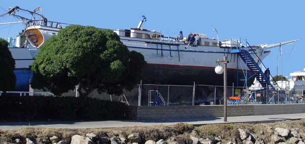 Irving Johnson Drydocked