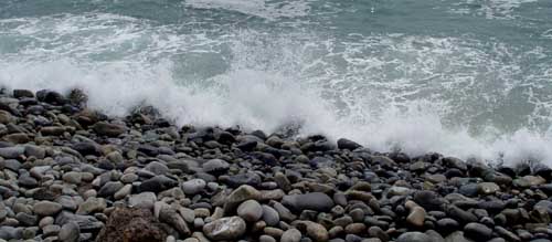 Waves On Rocks